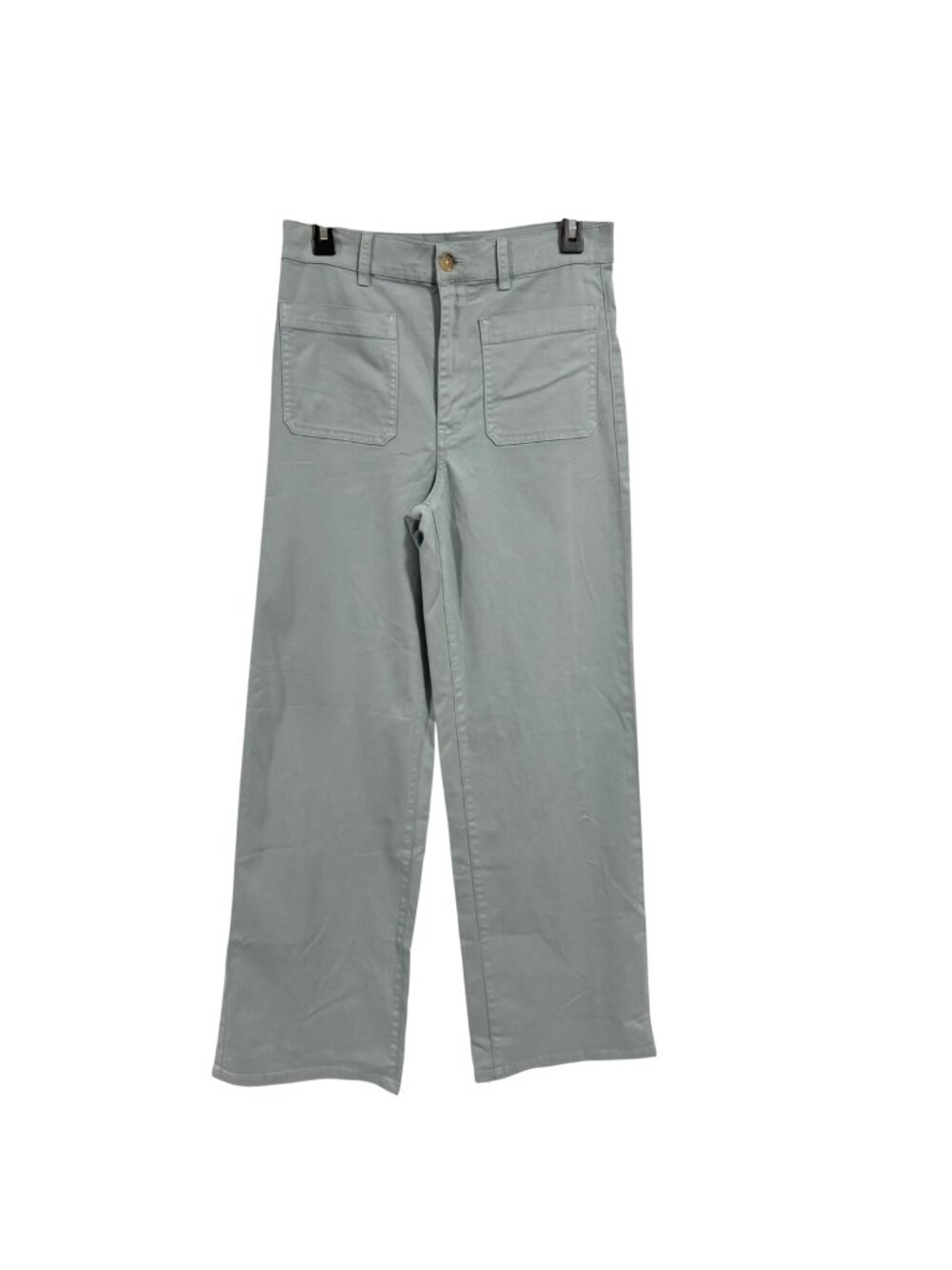 Madewell Emmett Wide-Leg Blue Cropped Pants Size 28